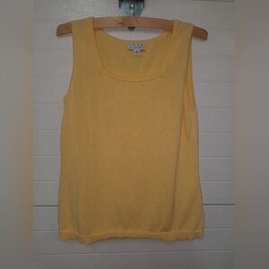 Vintage Joan Rivers Yellow Tank Top